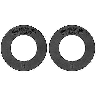 Micro Gainz Olympic Size Fractional Weight Plates Pair of .50LB Plates
