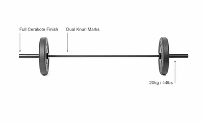Grey Man Gear Olympic Barbell - 20KG/44LB