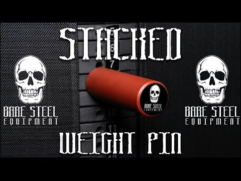 10MM SHORT STACK WEIGHT PIN (Bare Steel Version)